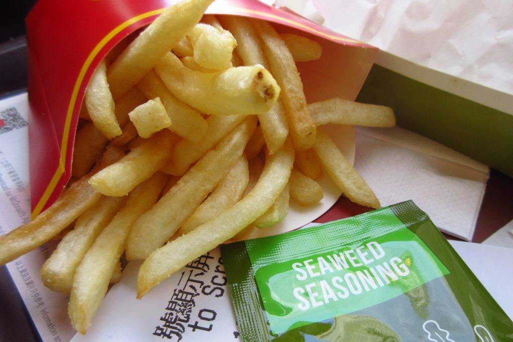 Fries Seasoned with Seaweed