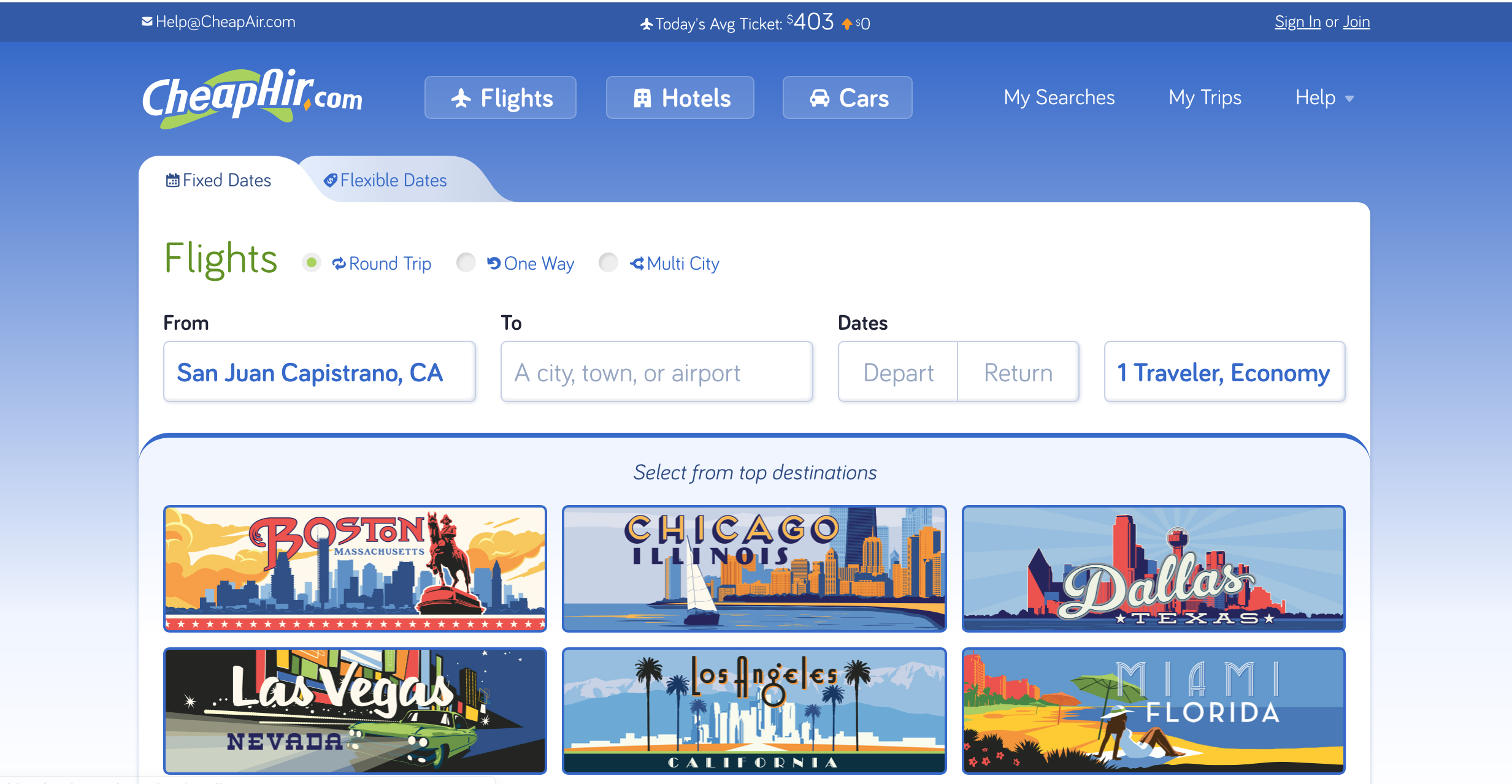 book cheap flights with cheapair.com