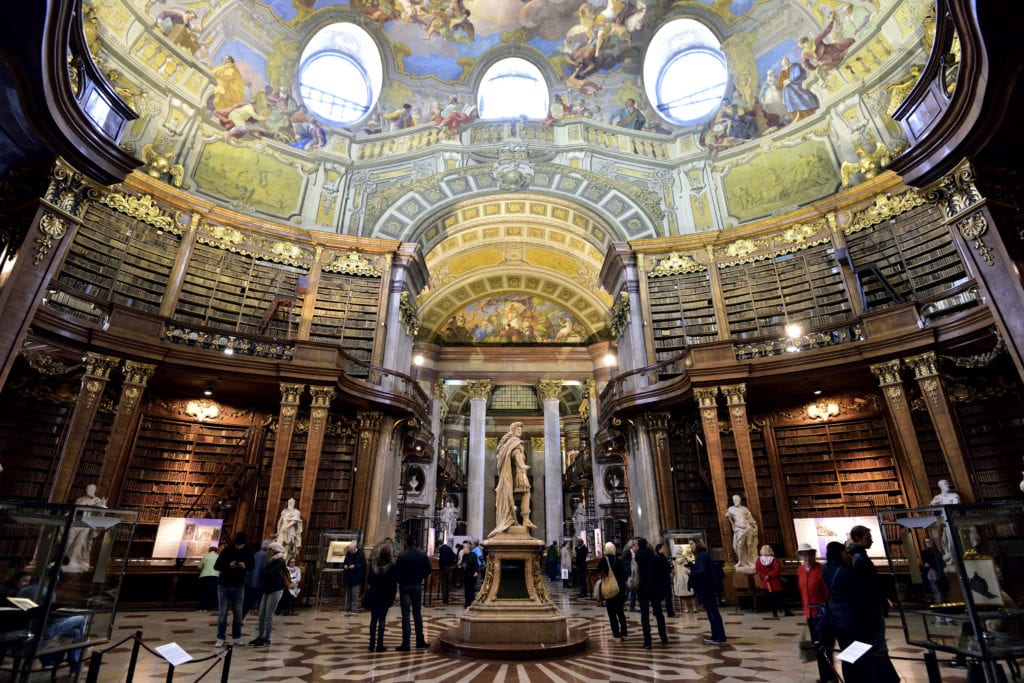 Most beautiful libraries - The Austrian National Library