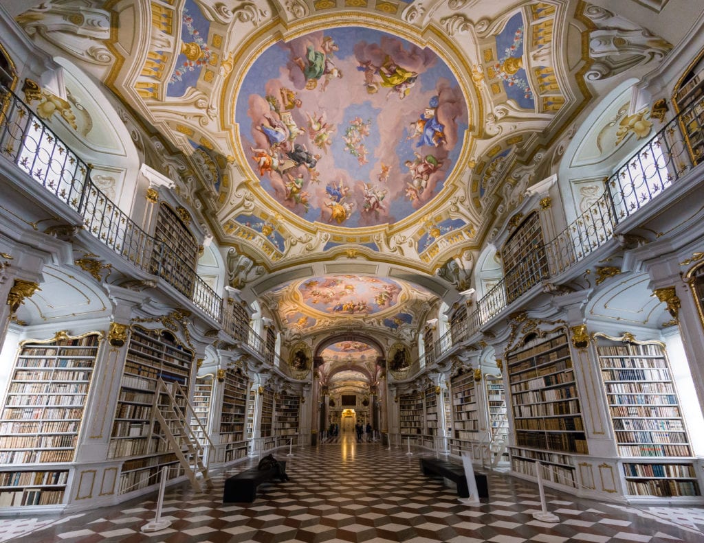 Most beautiful library -Admont Abbey's Library