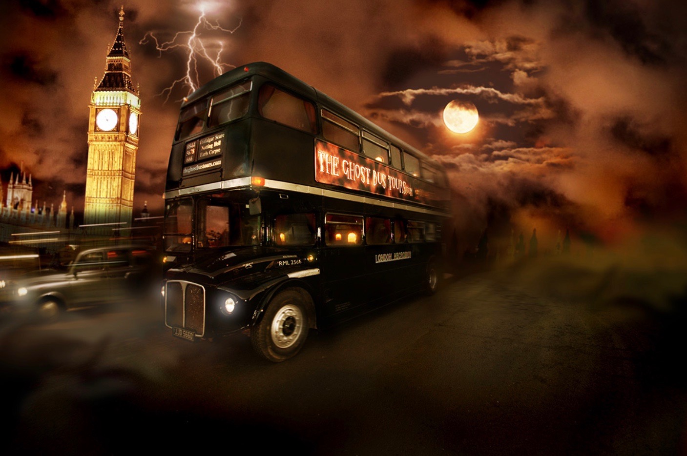 experiences in London ghost bus