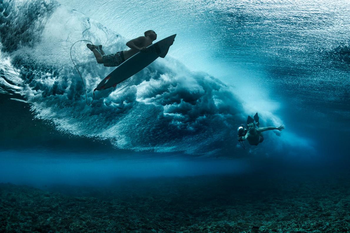 Underwater travel photograph