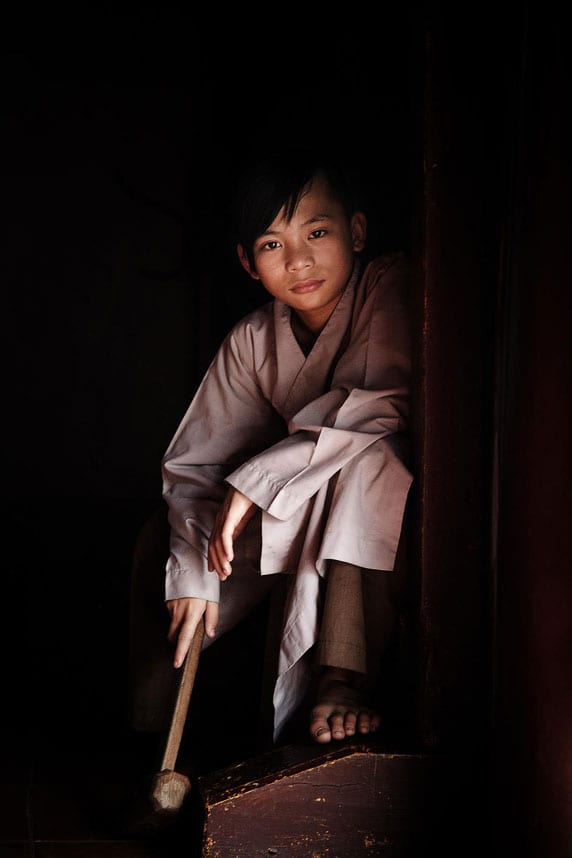Young monk photo