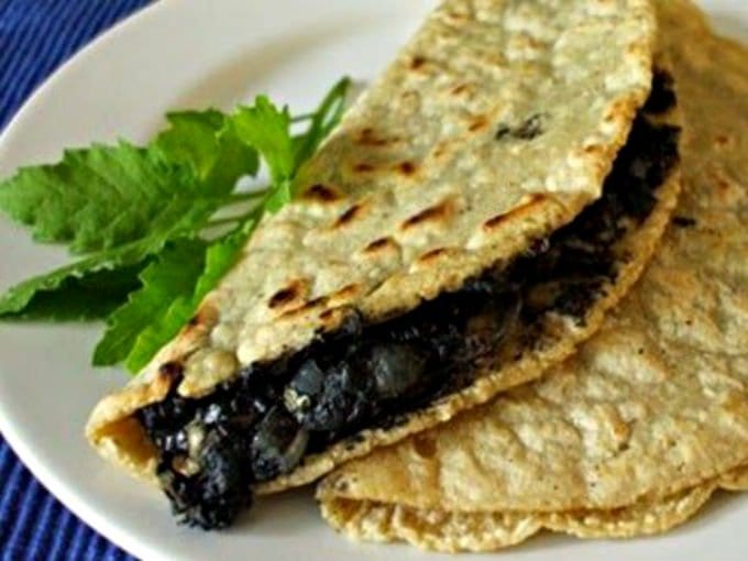 quesadillas huitlacoche mexican interesting food