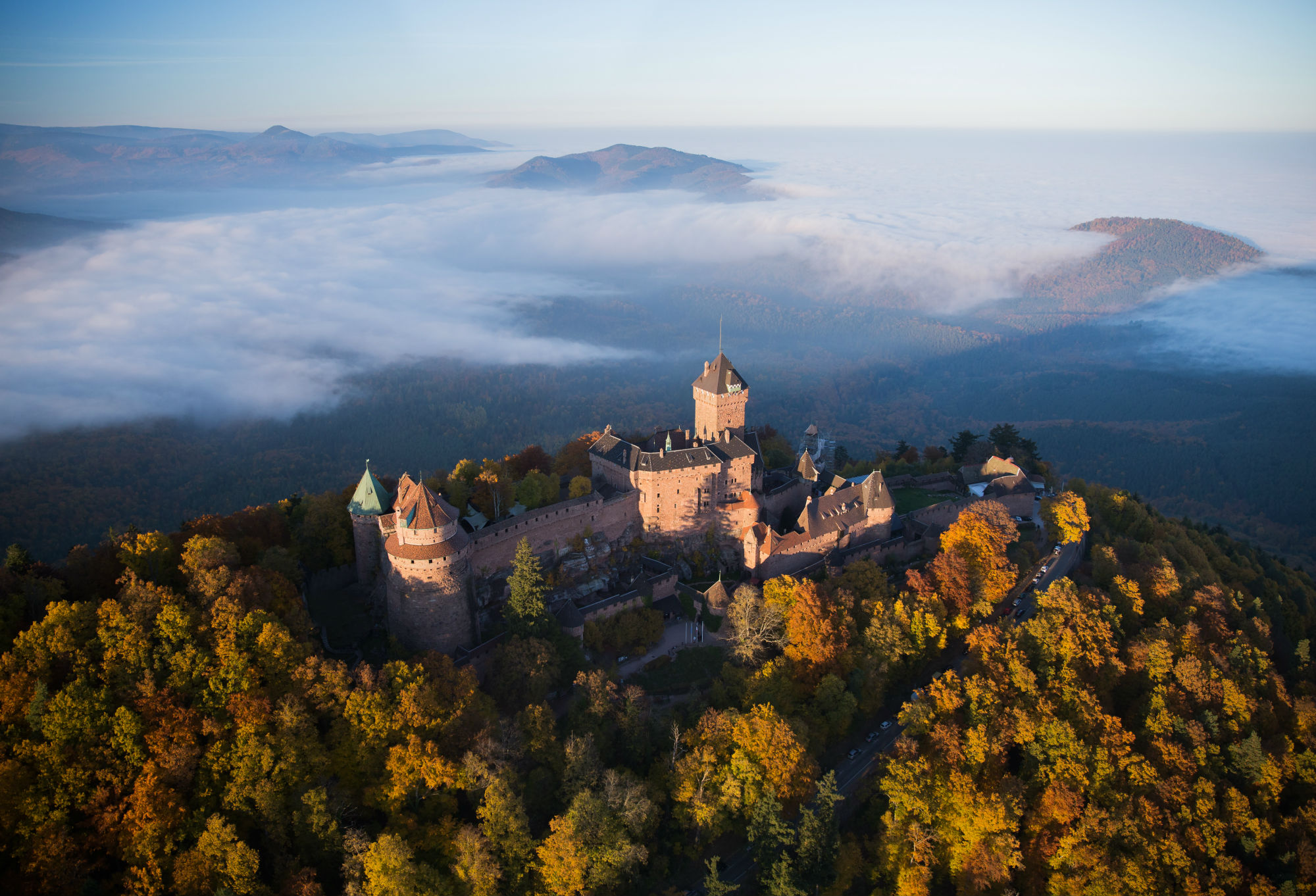 most impressive castles chateau haut koenigsbourg france