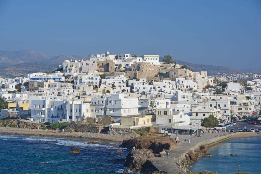 the beautiful island of naxos in greece