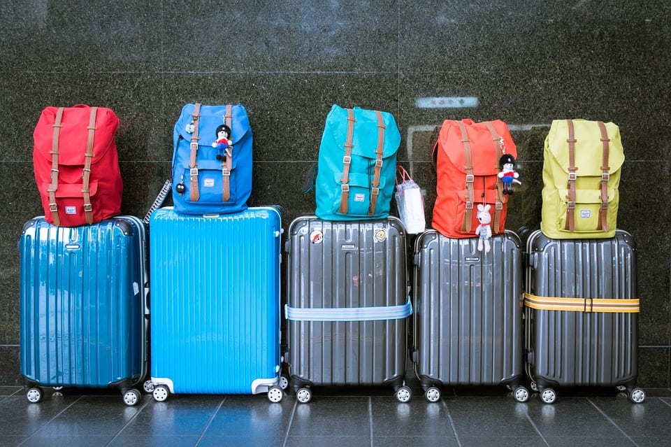 Group of suitcases Group of suitcases