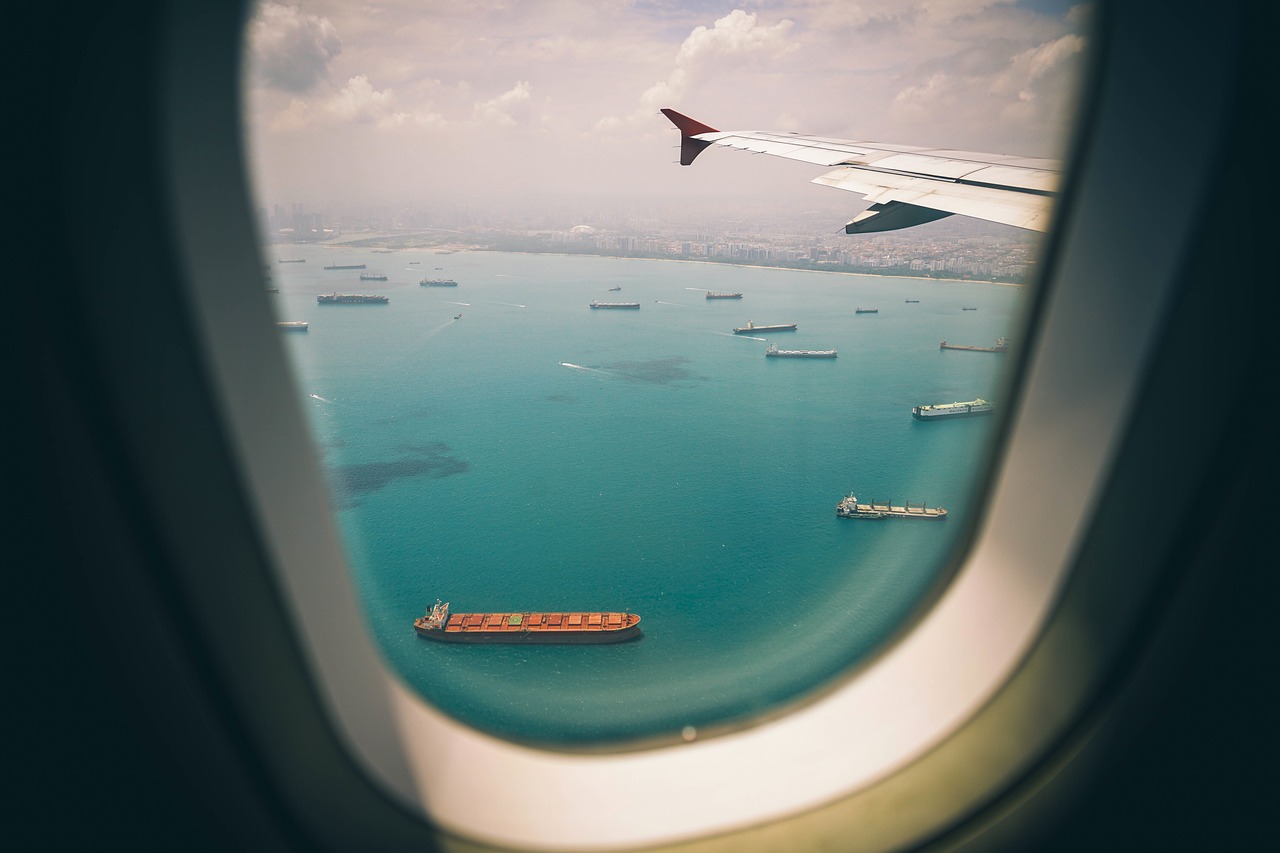 view from airplane window view from airplane window