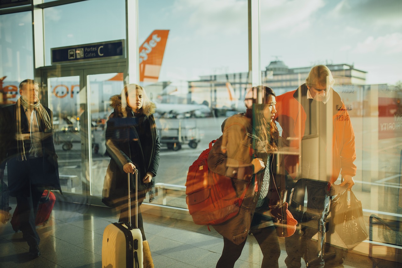 passengers boarding