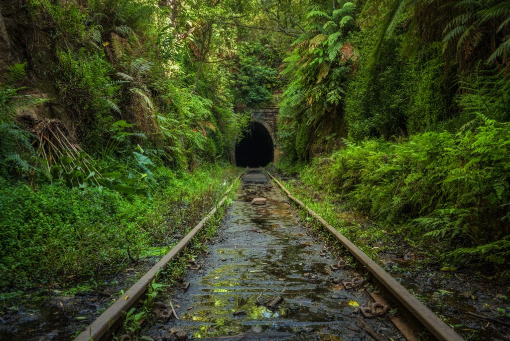 abandoned places helensburgh railway tunnel, australia abandoned places helensburgh railway tunnel, australia