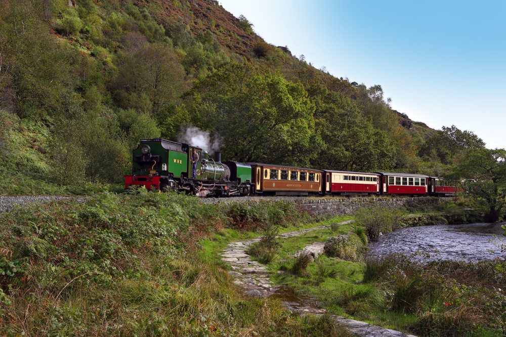 The Ffestiniog and Welsh Highland Railway, Snowdonia National Park,