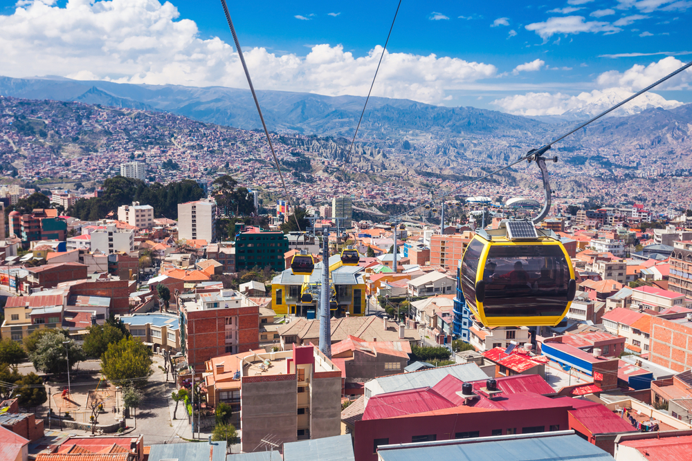 teleferico in la paz bolivia