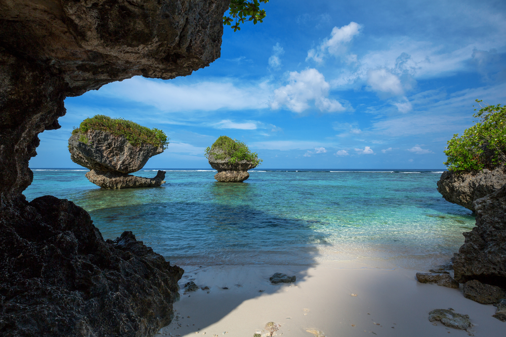 Tanguisson Beach on the tropical island of Guam