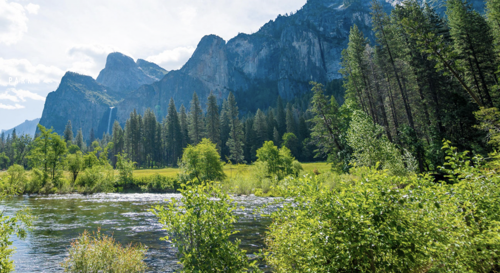 Image of a luxury glamping in a beautiful natural location.