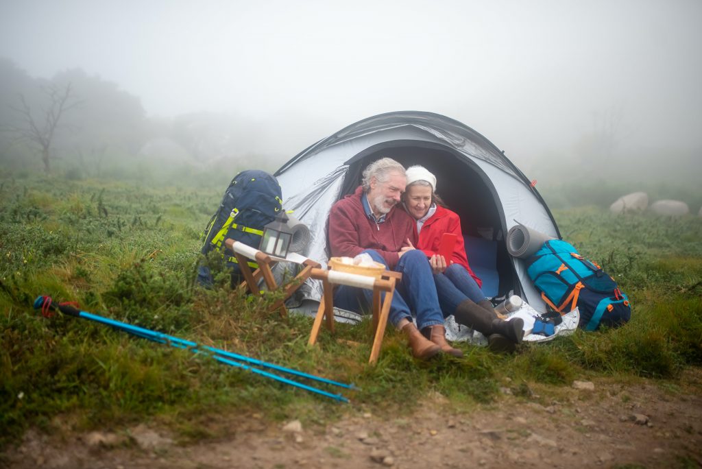 camping couple