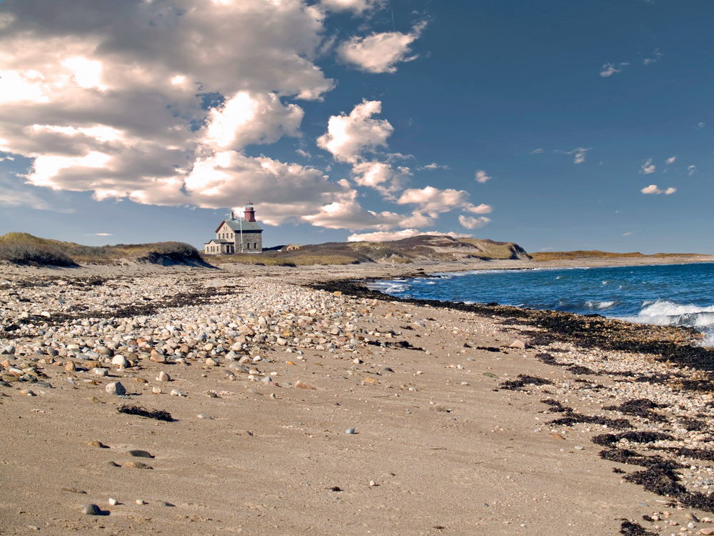 Historic,North,Light,,Block,Island,,Ri