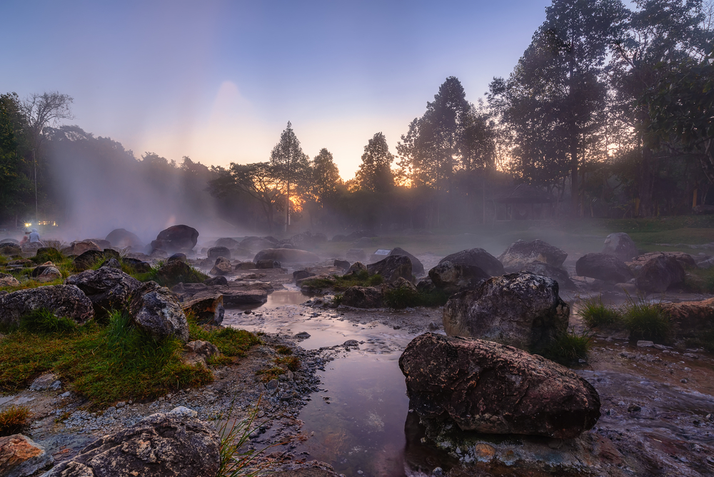 The,Hot,Spring,With,A,73,Degree,Celsius,Water,Spring