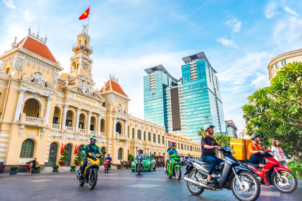 Ho,Chi,Minh,City,,Vietnam,-,April,30,,2018:,Saigon