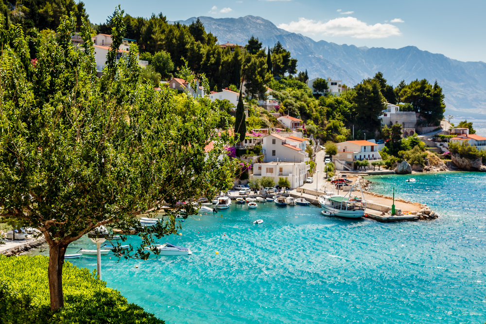 Beautiful,Adriatic,Bay,And,The,Village,Near,Split,,Croatia