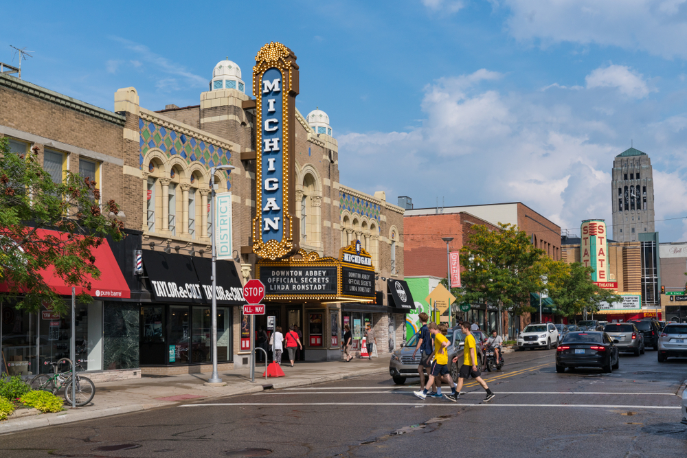 Ann,Arbor,,Mi,-,September,21,,2019:,Historic,Michigan,Theater,