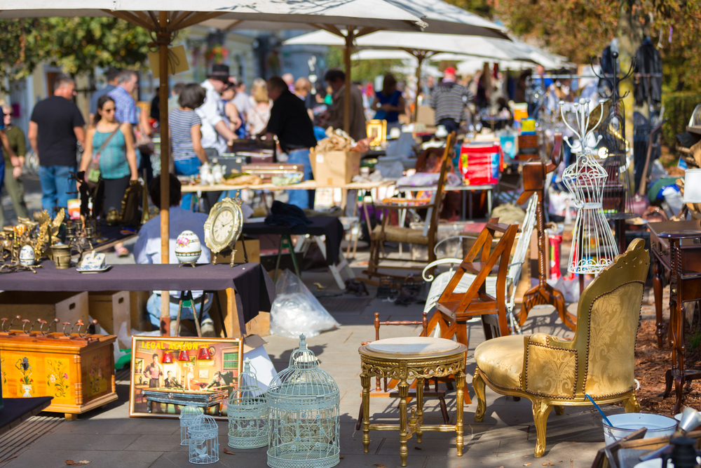 Market,Boot,With,Objects,Beeing,Selled,At,The,Weekend,Flea